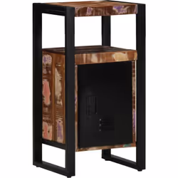Ce cabinet de salle de bain rustique allie parfaitement style et praticité, idéal pour ajouter un peu de rangement. Fabriqué  ...