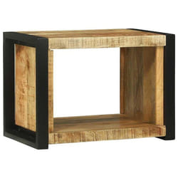 Cube mural en bois de manguier - vidaXL - Marron - 55x35x40 cm - Bois de manguier massif - Rectangulaire - Durable
