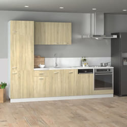 vidaXL Ensemble d'armoires de cuisine "Lyon" 7 pcs chêne sonoma