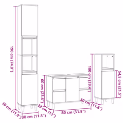 VidaXL 3307671 ensemble de meuble de salle de bain - Vue supplémentaire 8