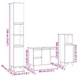 VidaXL 3307672 ensemble de meuble de salle de bain - Vue supplémentaire 8