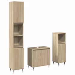 VidaXL 3307673, Chêne, Bois, 580 mm, 330 mm, 600 mm, 3 pièce(s)