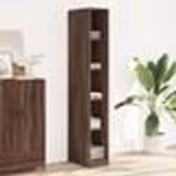 vidaXL Garde-robe chêne marron 30x50x200 cm bois d'ingénierie