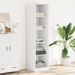 Garde-robe Blanc 50x50x200 cm Bois d'ingénierie - Vidaxl