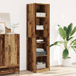 Garde-robe vieux bois 50x50x200 cm bois d'ingénierie Vidaxl