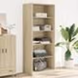 vidaXL Garde-robe chêne sonoma 80x50x200 cm bois d'ingénierie