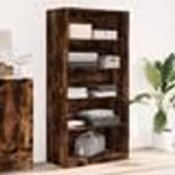 vidaXL Garde-robe chêne fumé 100x50x200 cm bois d'ingénierie