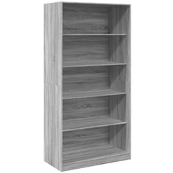 Garde-robe sonoma gris 100x50x200 cm bois d'ingénierie Vidaxl