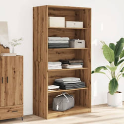 Garde-robe Chêne Artisanal 100x50x200 Cm Bois D'Ingénierie Vidaxl