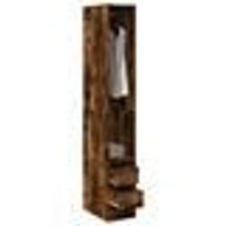 vidaXL Garde-robe chêne fumé 30x50x200 cm bois dingénierie 3307742