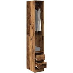 Vidaxl - Garde-robe Vieux Bois 30x50x200 Cm Bois D'Ingénierie
