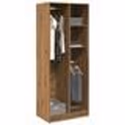 vidaXL Garde-robe chêne artisanal 80x50x200 cm bois d'ingénierie