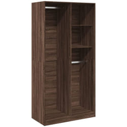 Garde-robe chêne marron 100x50x200 cm bois d'ingénierie Vidaxl