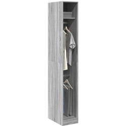 Garde-robe sonoma gris 30x50x200 cm bois d'ingénierie - Vidaxl