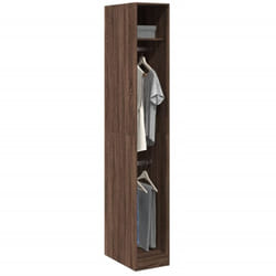 vidaXL Garde-robe chêne marron 30x50x200 cm bois d'ingénierie