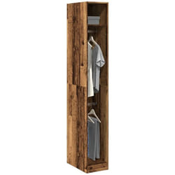 Garde-robe vieux bois 30x50x200 cm bois d'ingénierie - Vidaxl