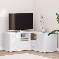 Cette armoire d'angle au design pratique est un véritable accroche-regard pour votre décoration d'intérieur. Matériau durable ...
