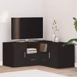 Cette armoire d'angle au design pratique est un véritable accroche-regard pour votre décoration d'intérieur. Matériau durable ...