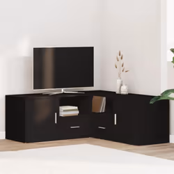 Cette armoire d'angle au design pratique est un véritable accroche-regard pour votre décoration d'intérieur. Matériau durable ...