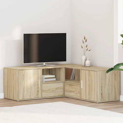 Armoire d angle chêne sonoma 200x40x45 cm bois dingénierie