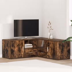 Cette armoire d'angle au design pratique est un véritable accroche-regard pour votre décoration d'intérieur. Matériau durable ...
