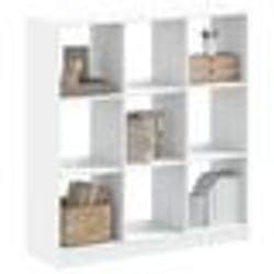 vidaXL Bibliothèque blanc 102x32x108 cm bois d'ingénierie