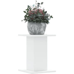 vidaXL Supports pour plantes 2 pcs blanc 30x30x40 cm bois d'ingénierie