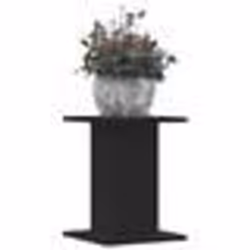 vidaXL Supports pour plantes 2 pcs noir 30x30x40 cm bois d'ingénierie