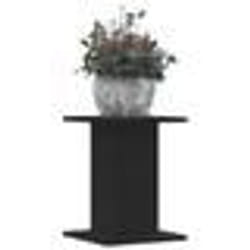 vidaXL Supports pour plantes 2 pcs noir 30x30x40 cm bois d'ingénierie