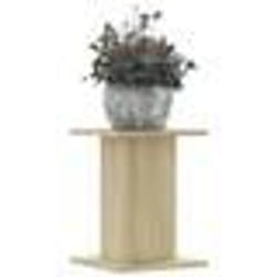 vidaXL Supports pour plantes 2 pcs chêne sonoma bois d'ingénierie