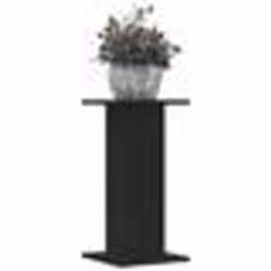 vidaXL Supports pour plantes 2 pcs noir 30x30x60 cm bois d'ingénierie