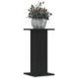 vidaXL Supports pour plantes 2 pcs noir 30x30x60 cm bois d'ingénierie
