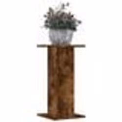vidaXL Supports pour plantes 2 pcs chêne fumé bois d'ingénierie
