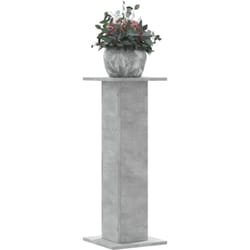 vidaXL Supports pour plantes 2 pcs gris béton bois d'ingénierie