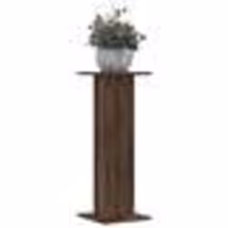 vidaXL Supports pour plantes 2 pcs chêne marron bois d'ingénierie