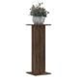 vidaXL Supports pour plantes 2 pcs chêne marron bois d'ingénierie