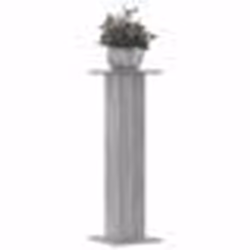 vidaXL Supports pour plantes 2 pcs sonoma gris bois d'ingénierie