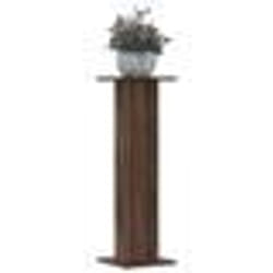 vidaXL Supports pour plantes 2 pcs chêne marron bois d'ingénierie