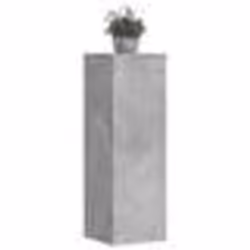 vidaXL Supports pour plantes 2 pcs gris béton bois d'ingénierie