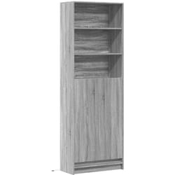 Vidaxl - Buffet haut led sonoma gris 69x32,5x200 cm bois d'ingénierie