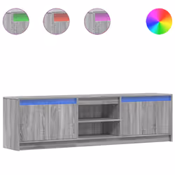 VidaXL 3307917, Gris, Bois, Bois, 60 kg, 1800 mm, 340 mm