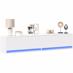 Cette armoire TV murale est la solution parfaite pour votre espace de vie afin de maximiser l'espace et de garder les surface ...
