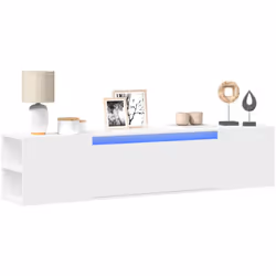 Cette armoire TV murale est la solution parfaite pour votre espace de vie afin de maximiser l'espace et de garder les surface ...