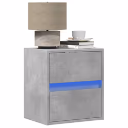 VidaXL 3307968 Table de nuit et table de chevet Couleur du béton