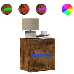 VidaXL 3307969 Table de nuit et table de chevet 2 tiroir(s) Chêne