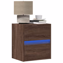 VidaXL 3307974 Table de nuit et table de chevet Chêne
