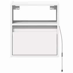 VidaXL 3307975 Table de nuit et table de chevet Blanc - Vue supplémentaire 6