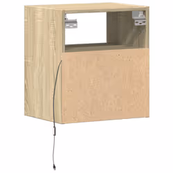 VidaXL 3307979 Table de nuit et table de chevet Chêne - Vue supplémentaire 8
