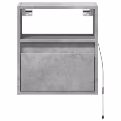 VidaXL 3307981 Table de nuit et table de chevet Couleur du béton - Vue supplémentaire 6