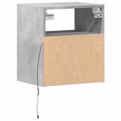 VidaXL 3307981 Table de nuit et table de chevet Couleur du béton - Vue supplémentaire 8